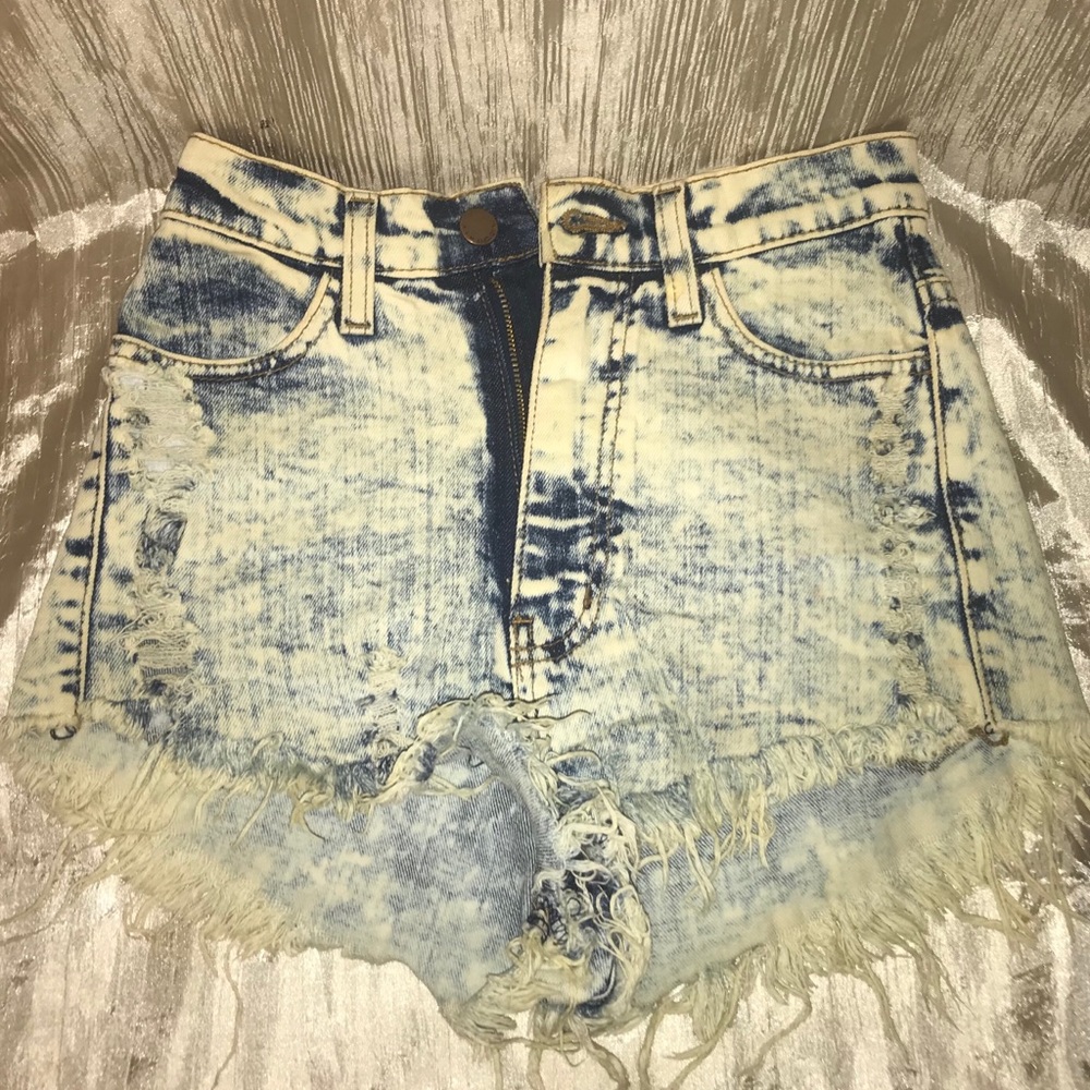 High waisted shorts